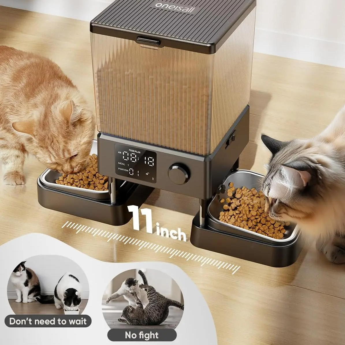 Double Automatic Cat Feeder